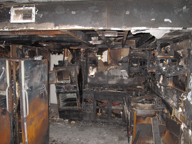 Kitchen Fire Before
